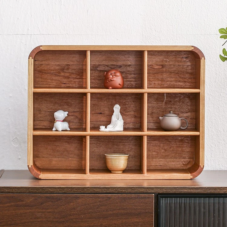 樱桃木九宫多宝格 45*14.5*34（wyt01）