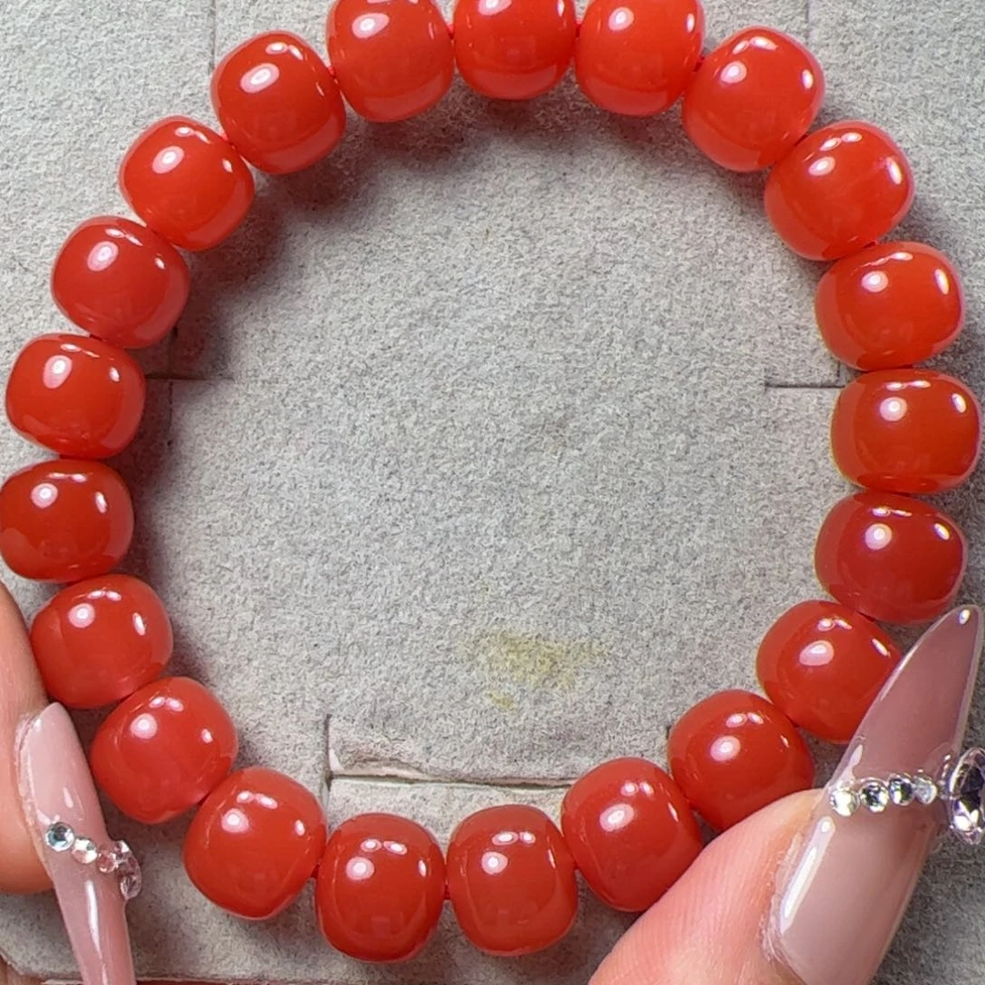 南红玛瑙10➕单圈未镶嵌