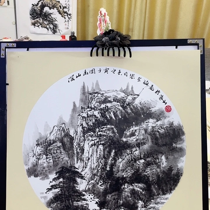国画张圣敏先生纯手绘作品