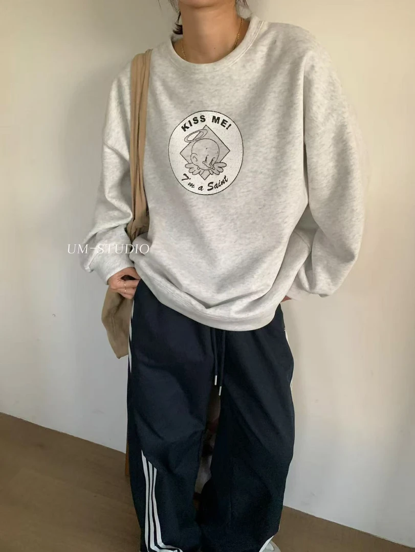 UM#619265#圆领长袖卫衣 FL