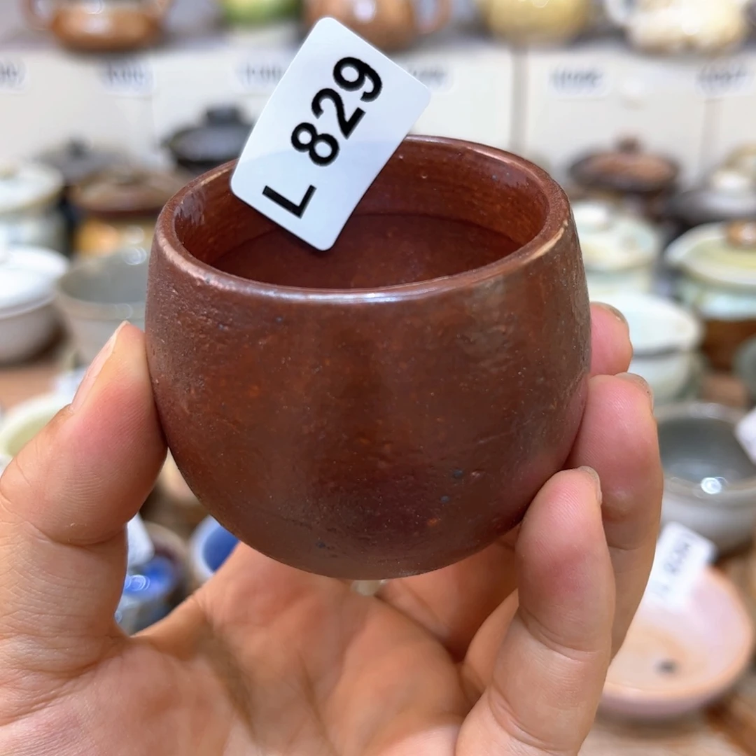 茶杯朱泥陶瓷艺术