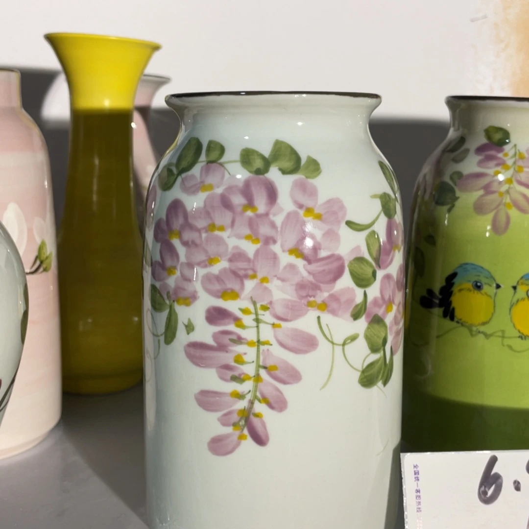 瓶景德镇手绘花瓶