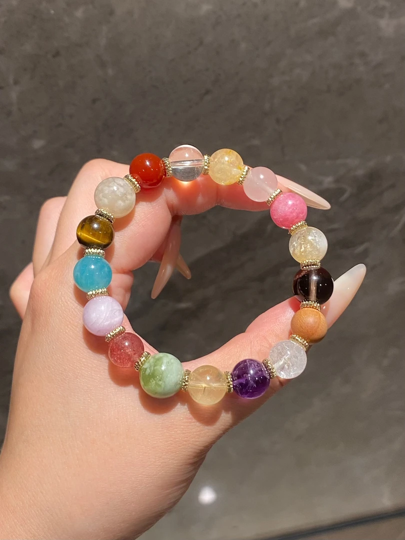 水晶手串手链/直播间一号链接/天然水晶默认微瑕