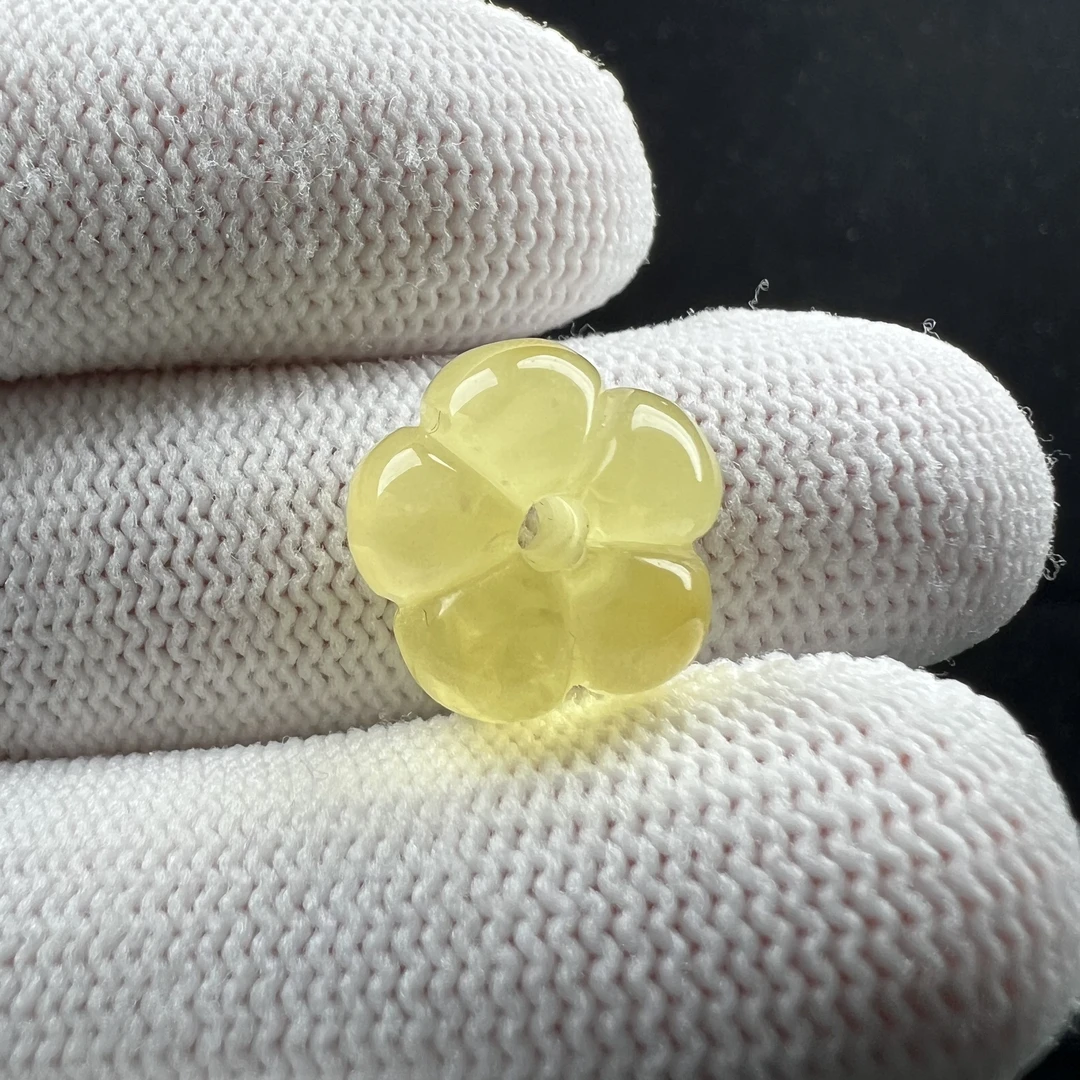 R9056天然蜜蜡制品 瓜珠14.2x8.7mm1克支持复检假一罚十