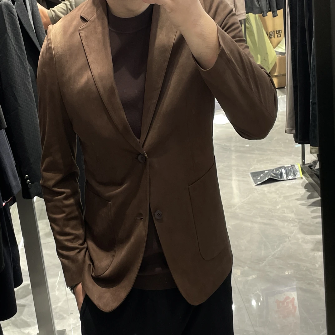 (简欧单西)秋季高品质绒面单西