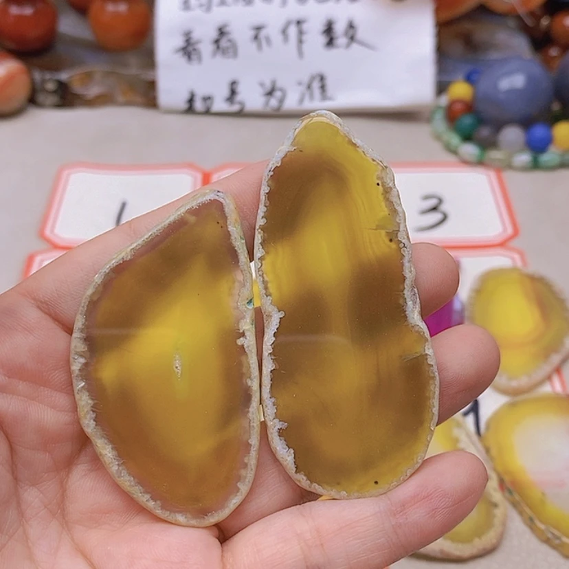 【闪购商品】未镶嵌玛瑙/玉髓珠宝半成品泡**三