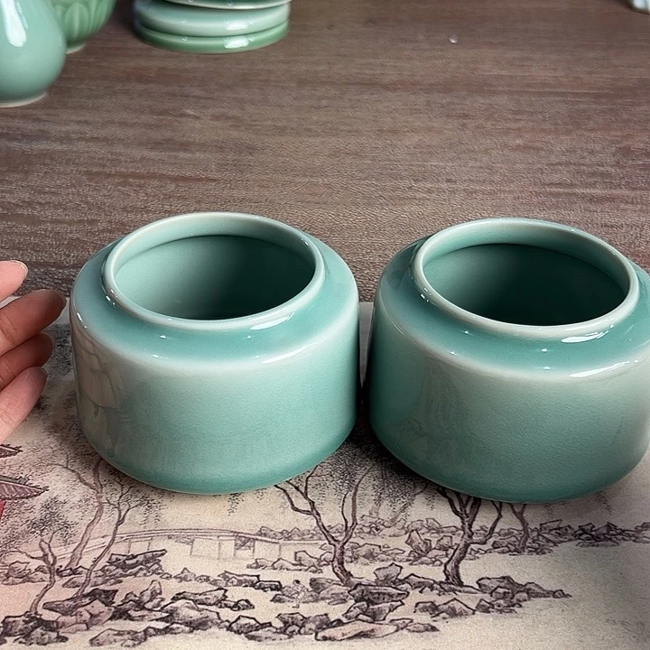 小米茶器龙泉青瓷