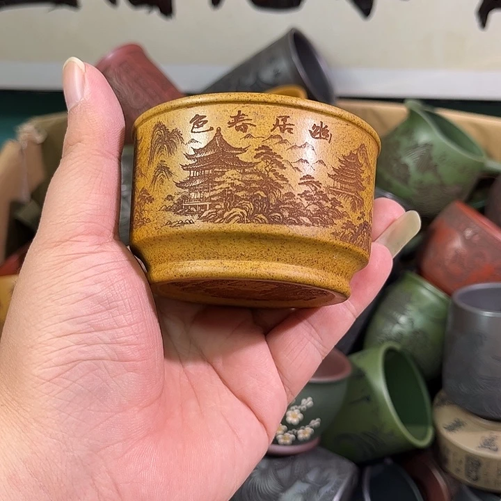 茶杯紫砂全手工紫砂主人杯
