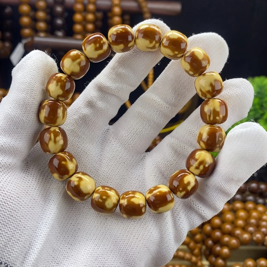 紫金鼠手串花皮半实心老型