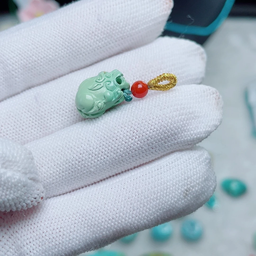 绿松石未镶嵌珠宝半成品