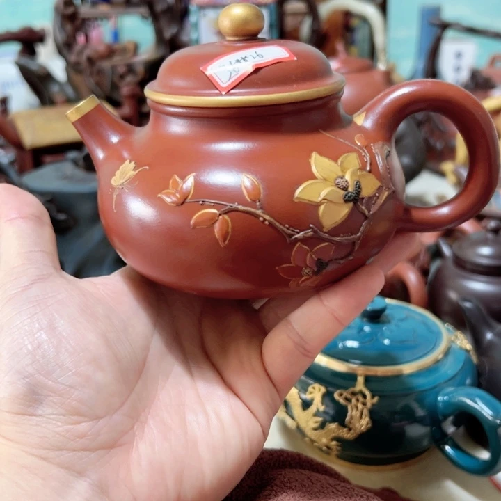 茶壶紫砂紫砂壶收藏起来了！