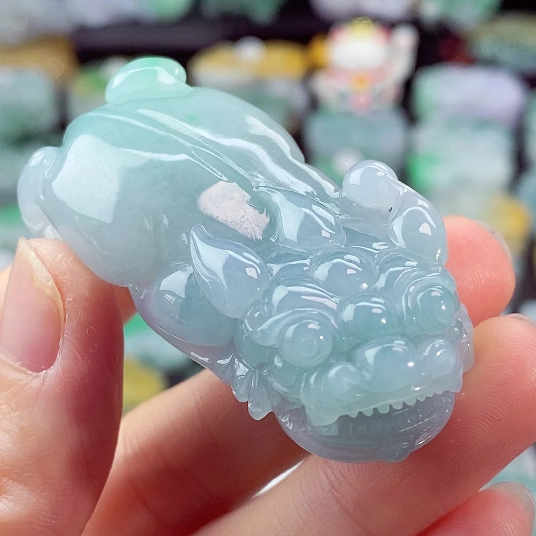 颈饰未镶嵌翡翠天然