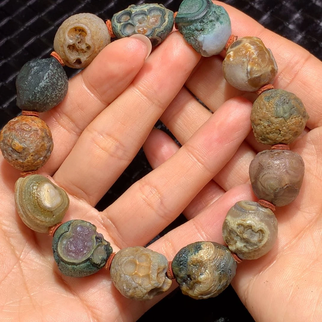 未镶嵌玛瑙/玉髓珠宝半成品