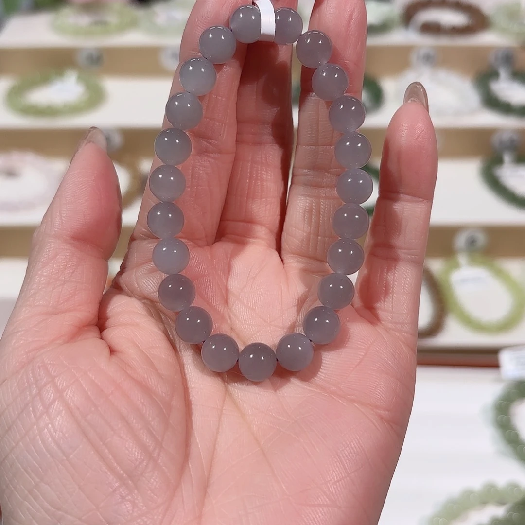 和田玉手链未镶嵌海*V