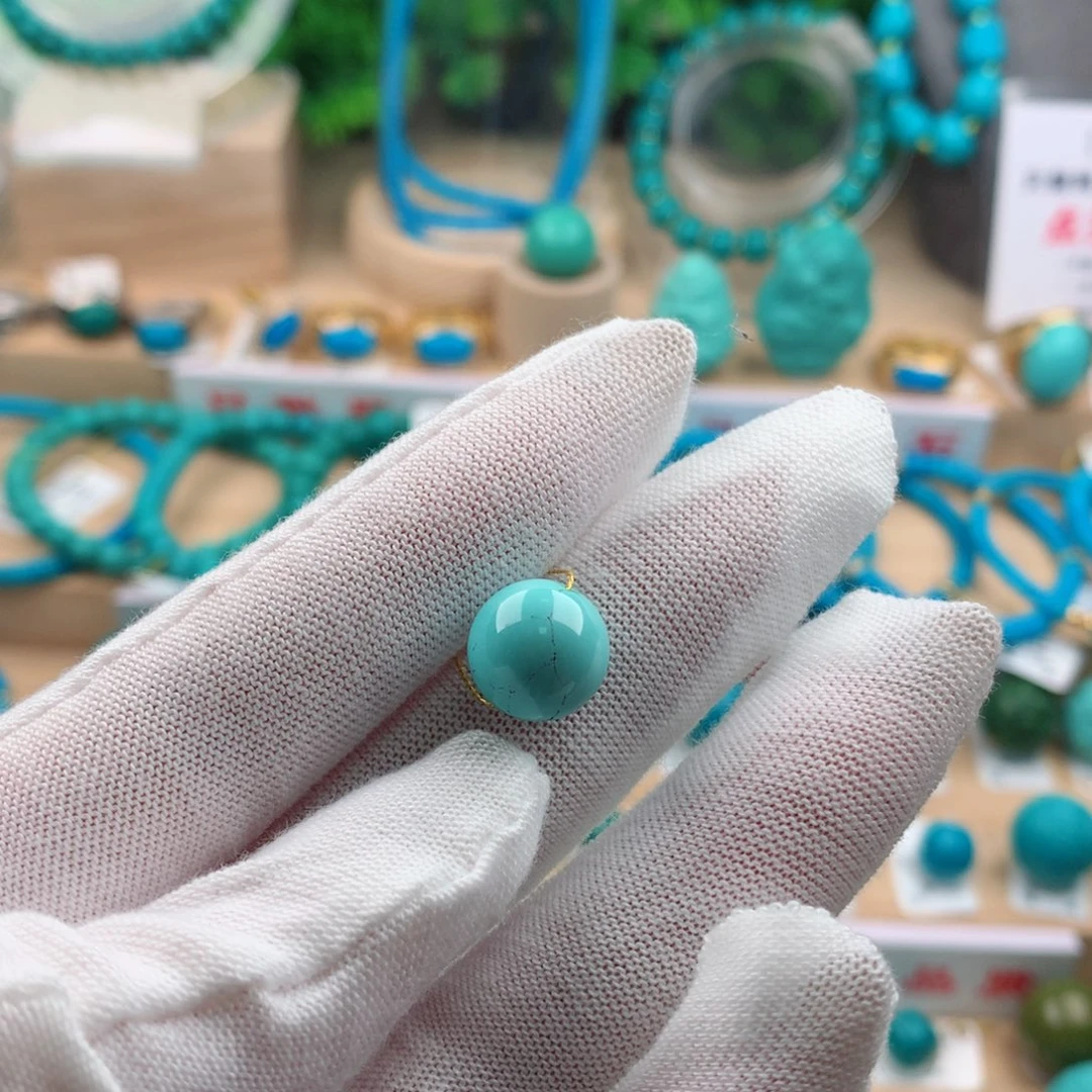 绿松石未镶嵌配饰10.8