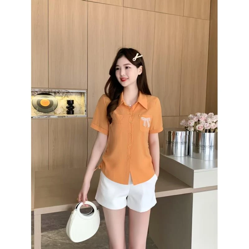 2582#时尚气质洋气显瘦上衣女【衣长58】