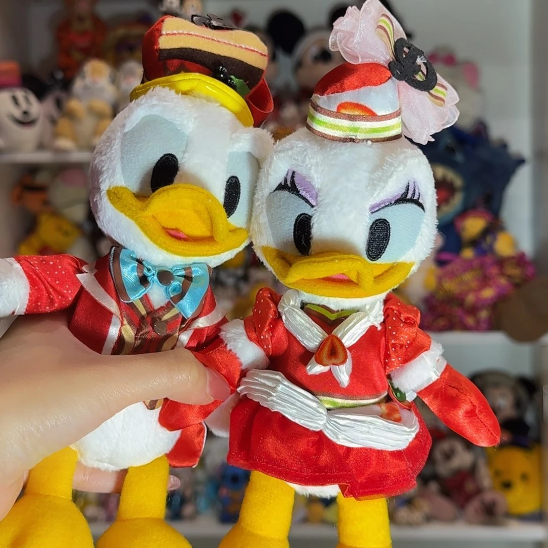 毛绒唐老鸭黛西一对挂件