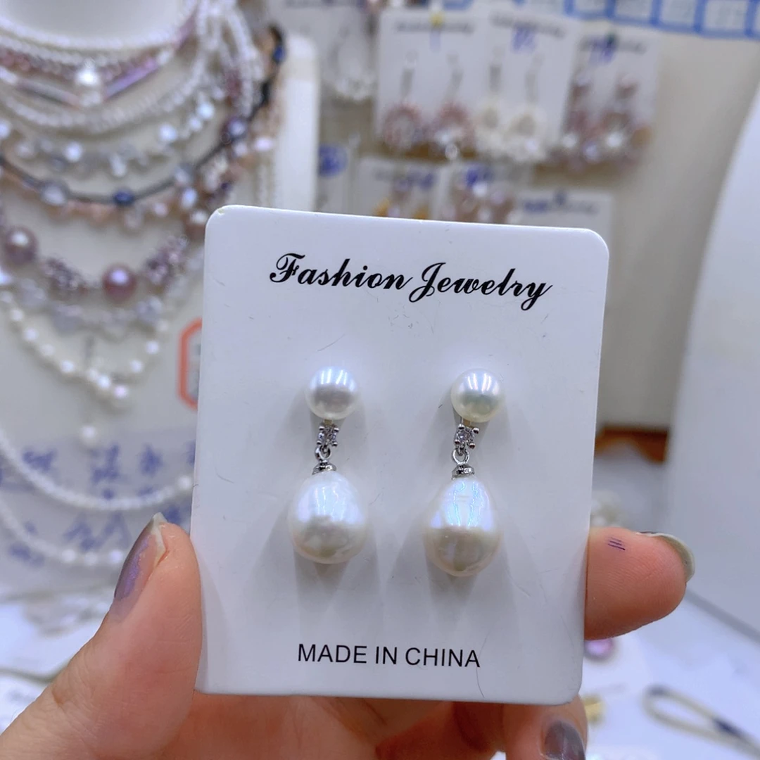 淡水珍珠颈饰银S925镶嵌