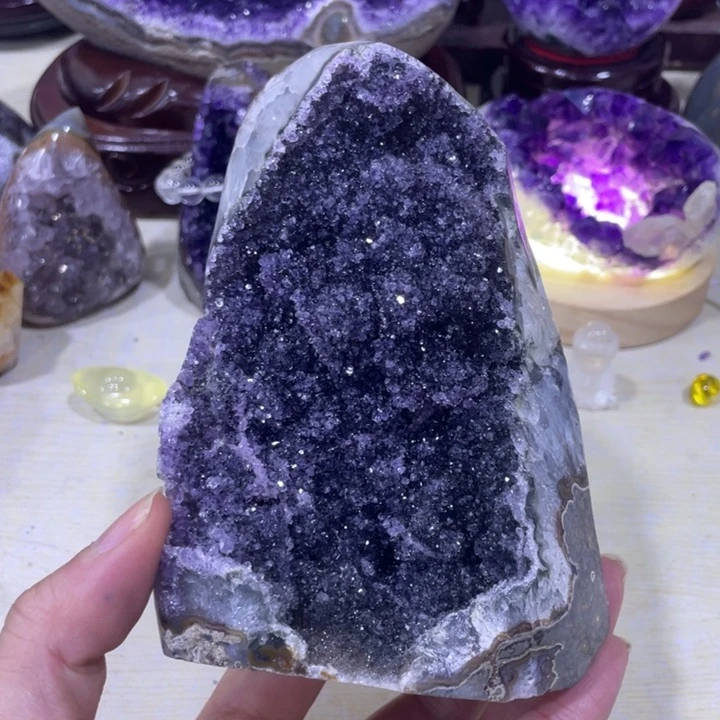 紫晶钱袋子未镶嵌