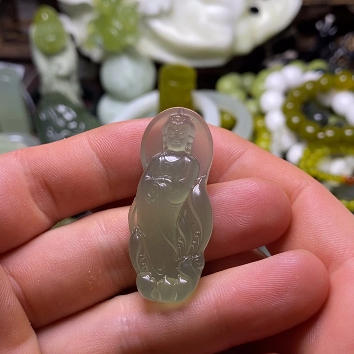 岫玉未镶嵌岫玉挂件