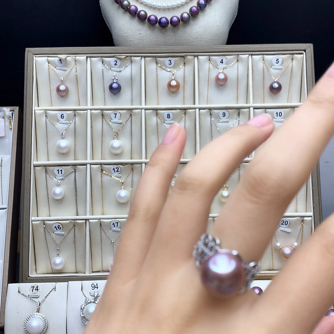 合金颈饰淡水珍珠