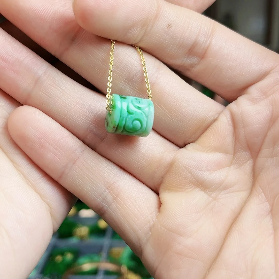 翡翠颈饰未镶嵌吊坠多样性发货