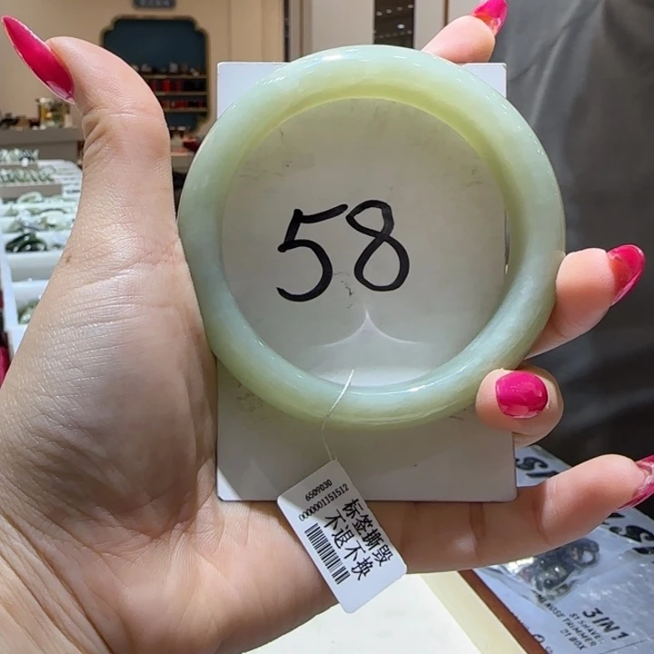 和田玉未镶嵌手镯857