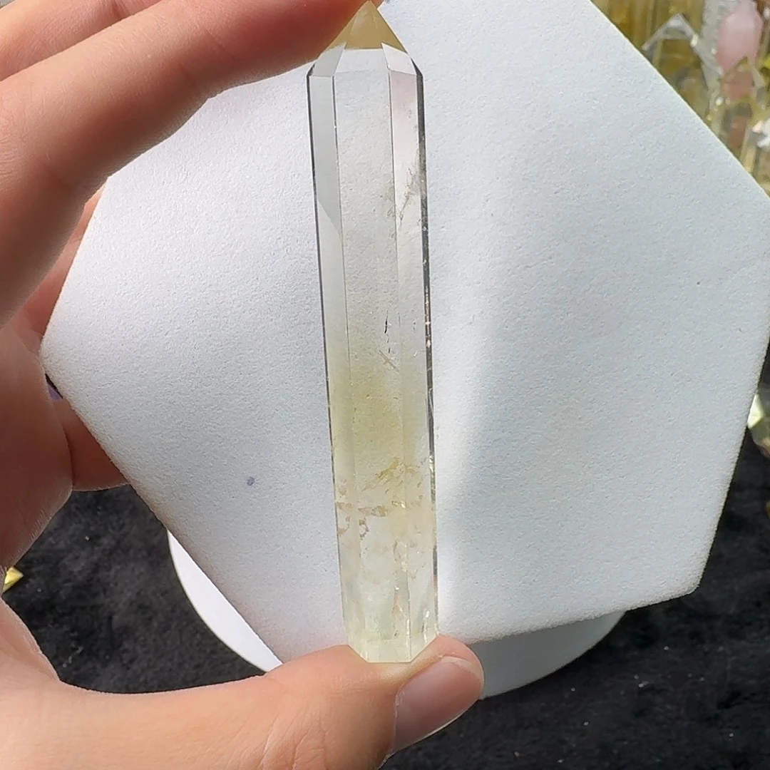 珠宝半成品水晶未镶嵌黄水晶