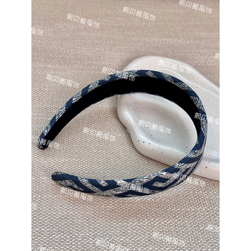 熙贝薇 复古大牌感老花发饰高颅顶显脸小百搭发箍 G5089