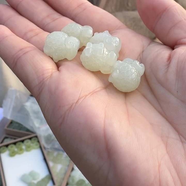 和田玉未镶嵌颈饰多样性发货拍一发一