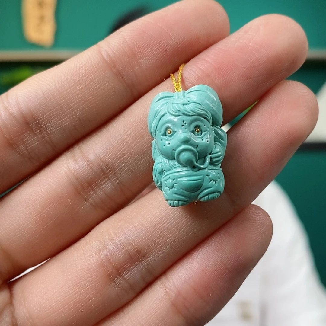 未镶嵌绿松石珠宝奇石