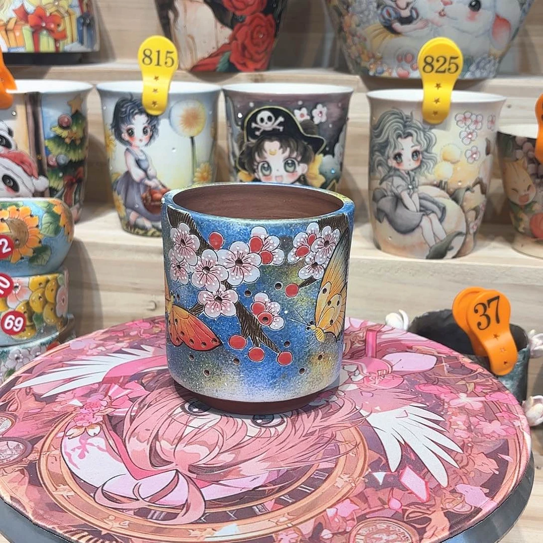 紫砂花盆手工花盆默认微瑕9/11