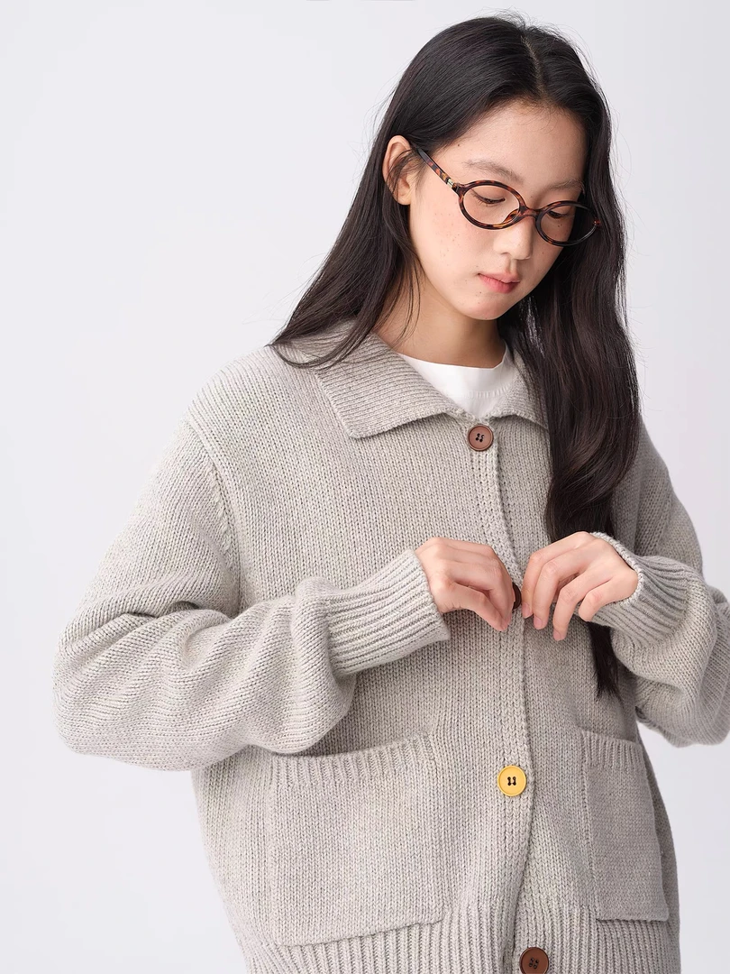 常规薄款女复古针织A字型衫高腰毛衣女士提花