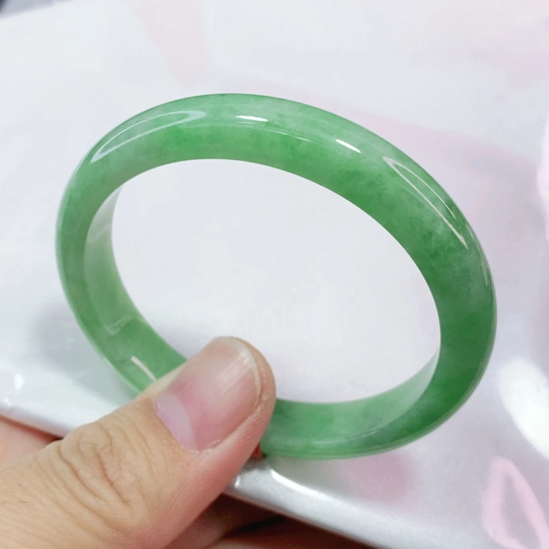 未镶嵌手镯翡翠50.8圈口贵妃