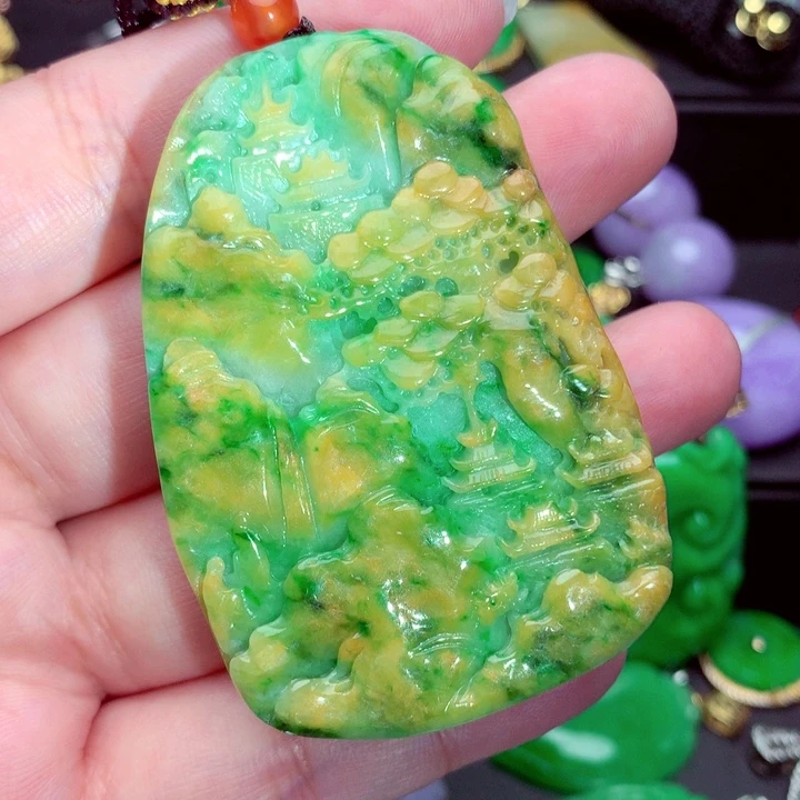 翡翠未镶嵌吊坠(不含链)吊坠
