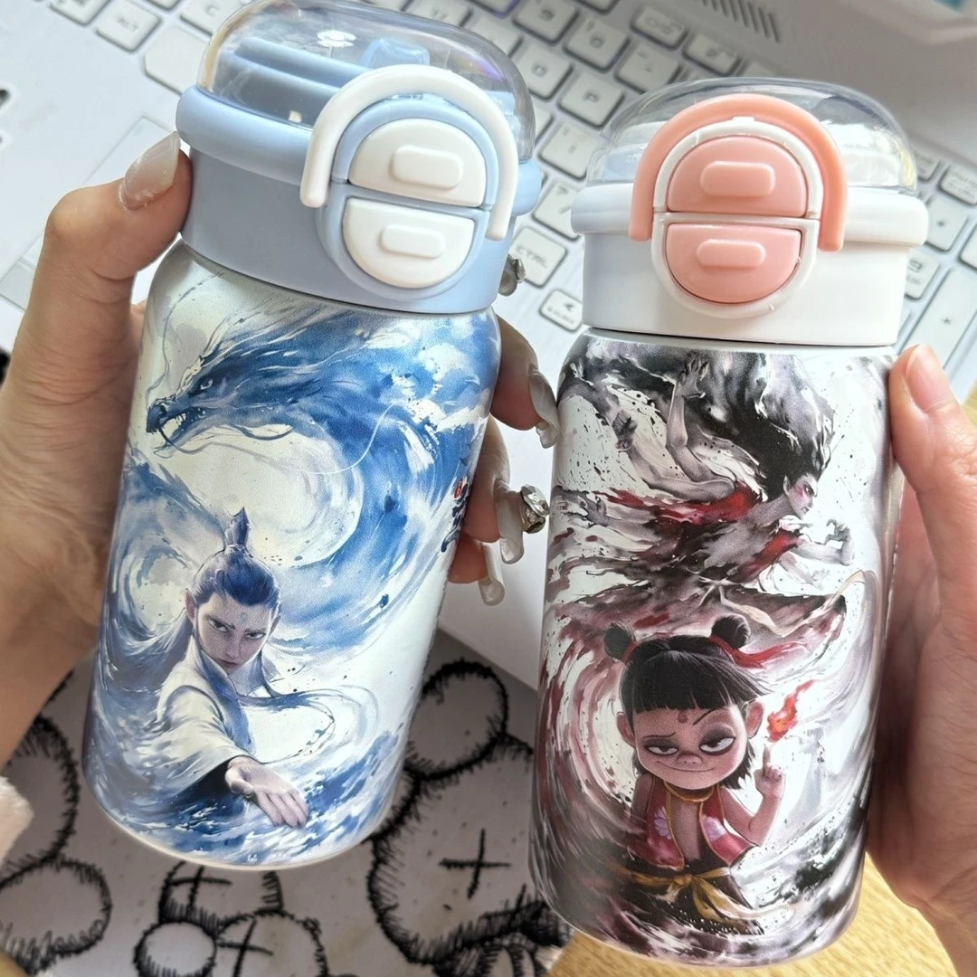 【星球保温杯】双饮保温杯316食品级保温杯浮雕立体不锈钢520ml防漏