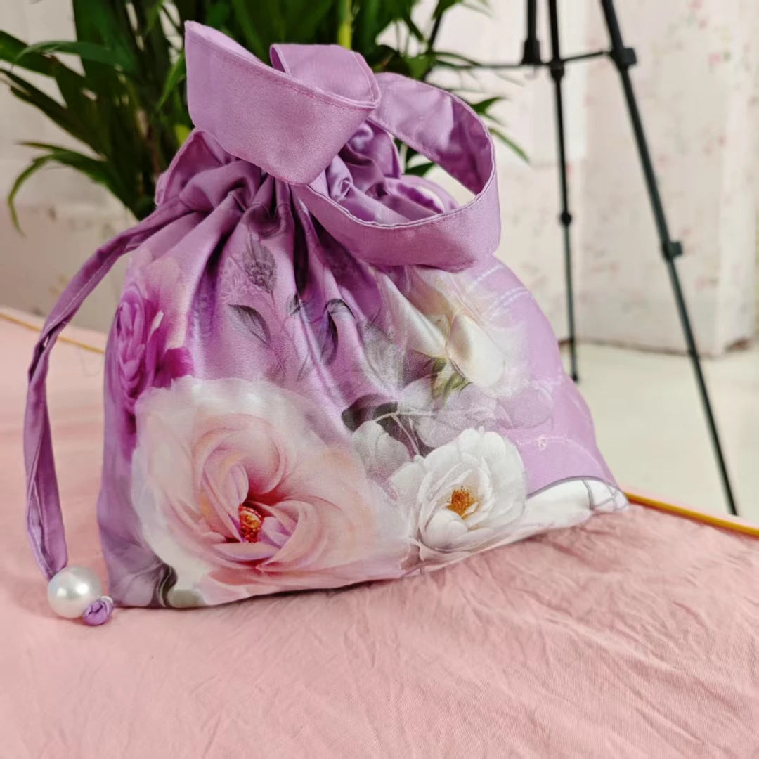 手工包布包 拉绳包