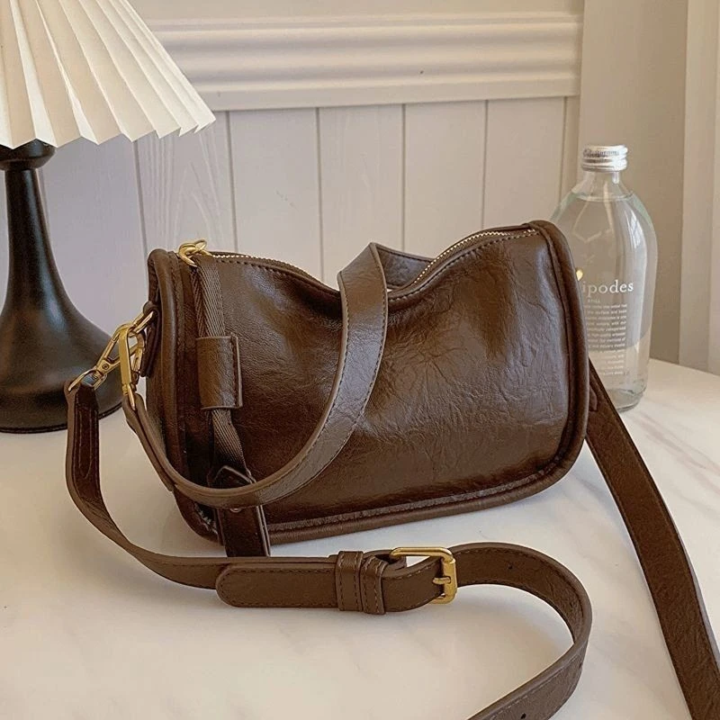 美拉德复古包包女2024新款网红爆款托特包小众时尚百搭单肩斜挎包