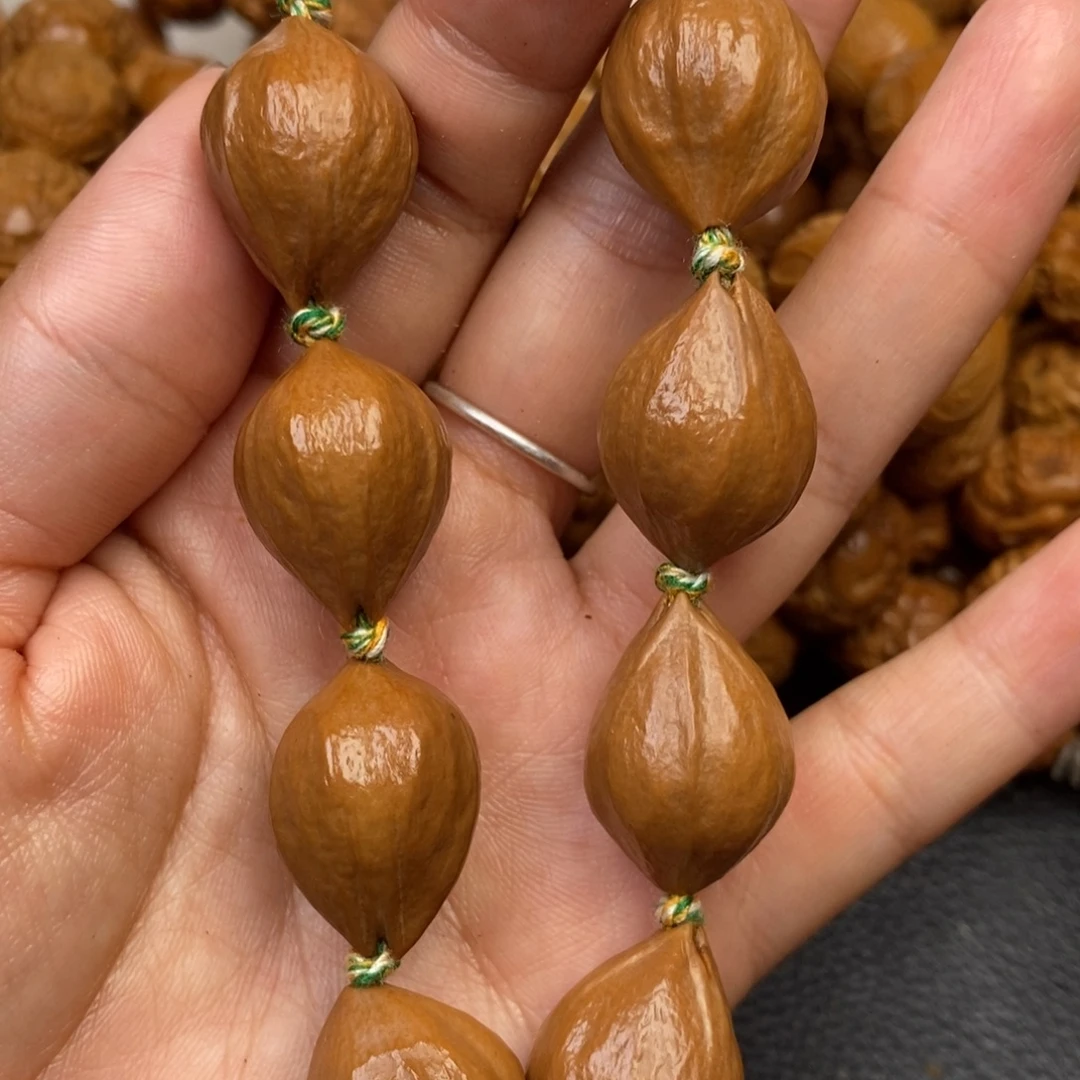 橄榄核手串三花素核