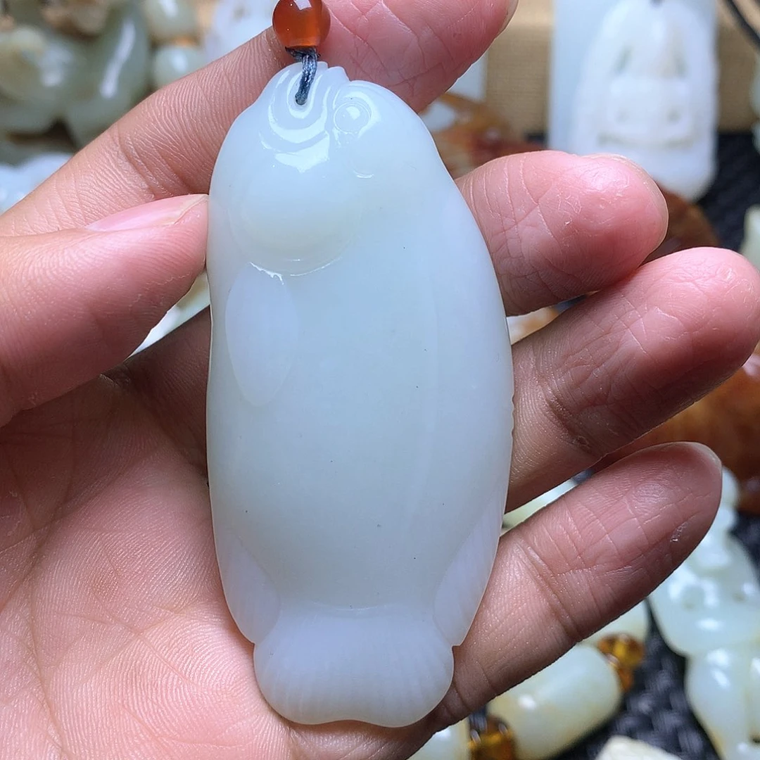 和田玉挂件未镶嵌