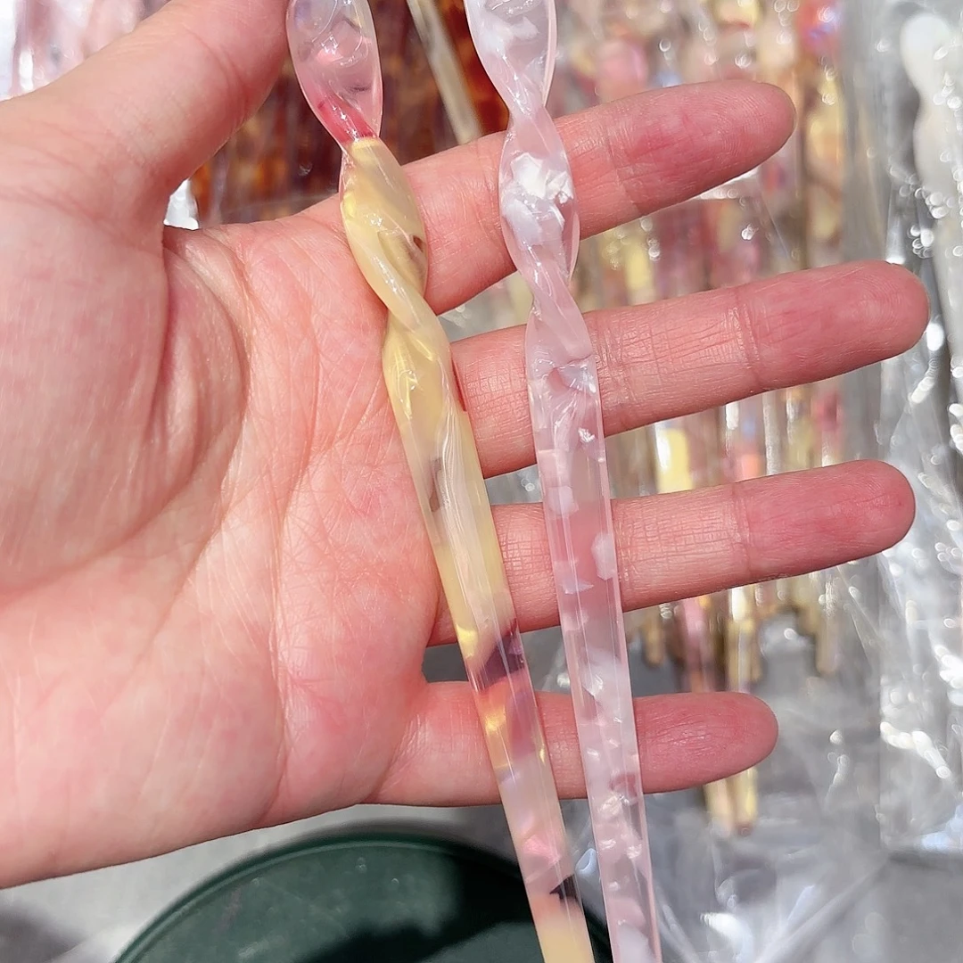 布艺铁合金2个发簪