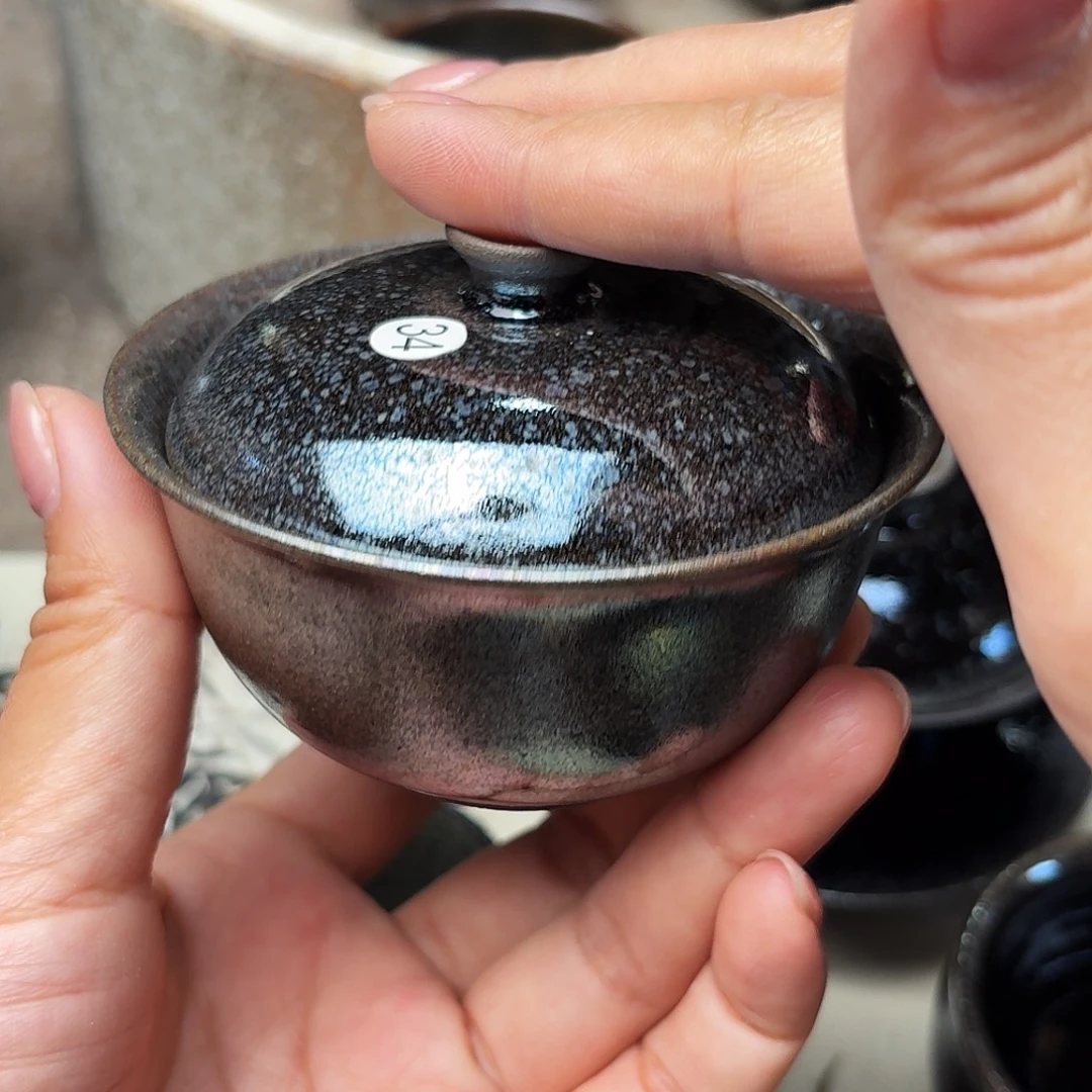 道***顺茶盏义兴龙窑建盏34微瑕