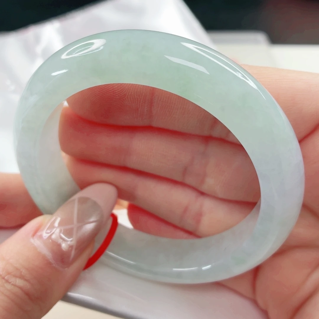 翡翠未镶嵌手镯54.6x12