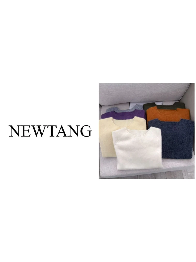 【100%羊毛圆领】364针织衫女圆领时尚百搭上衣