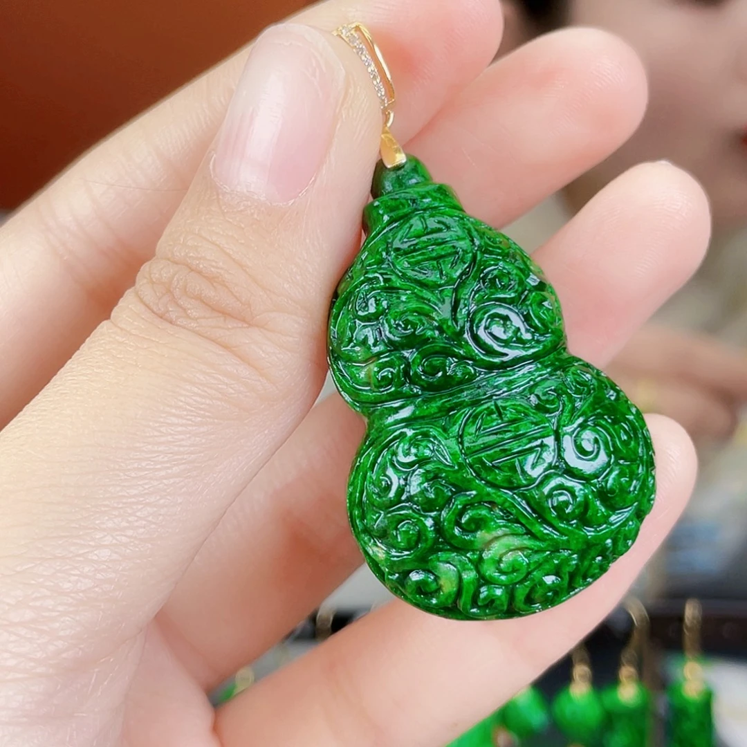 翡翠未镶嵌耳饰饰品