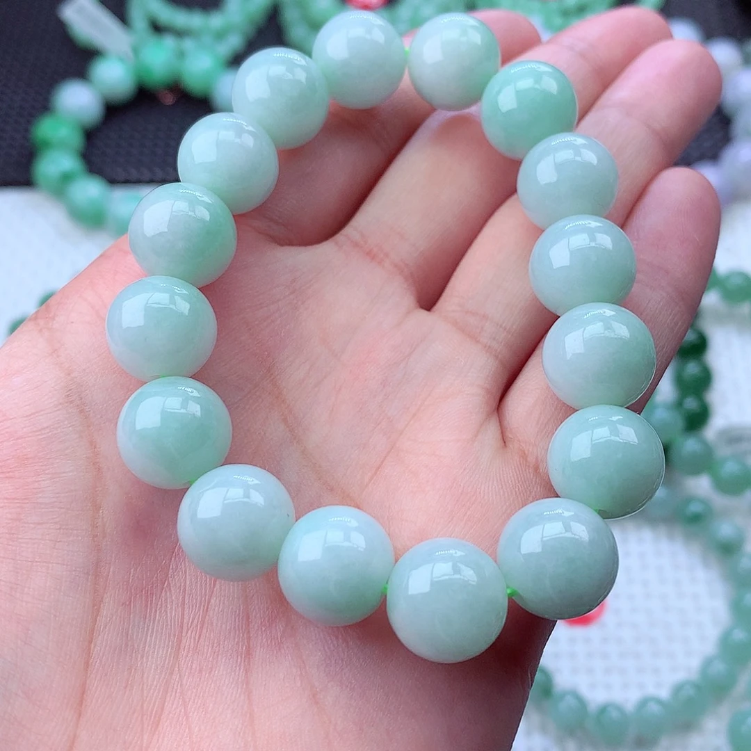 翡翠未镶嵌毛衣链