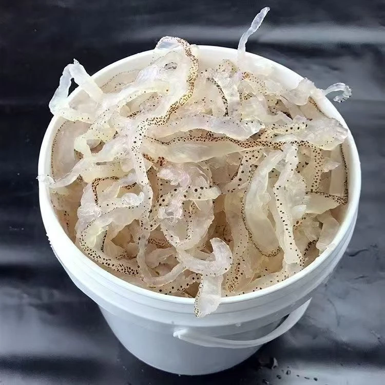 野生海蜇珊瑚特级新鲜桶装凉拌菜无沙批发凉拌即食海蜇丝凉拌