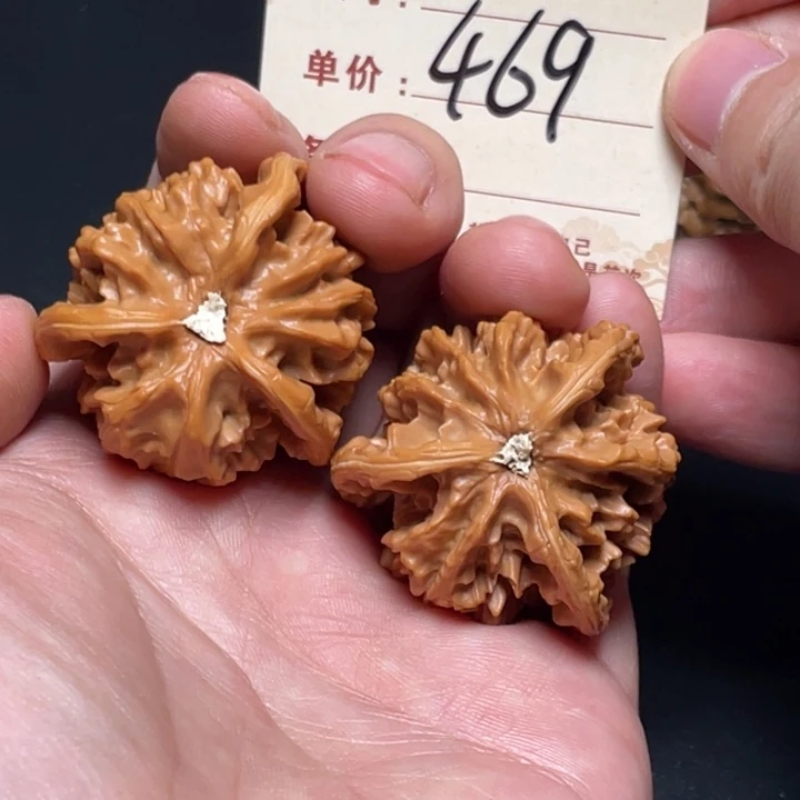 文玩核桃把件三棱38尺以打底469