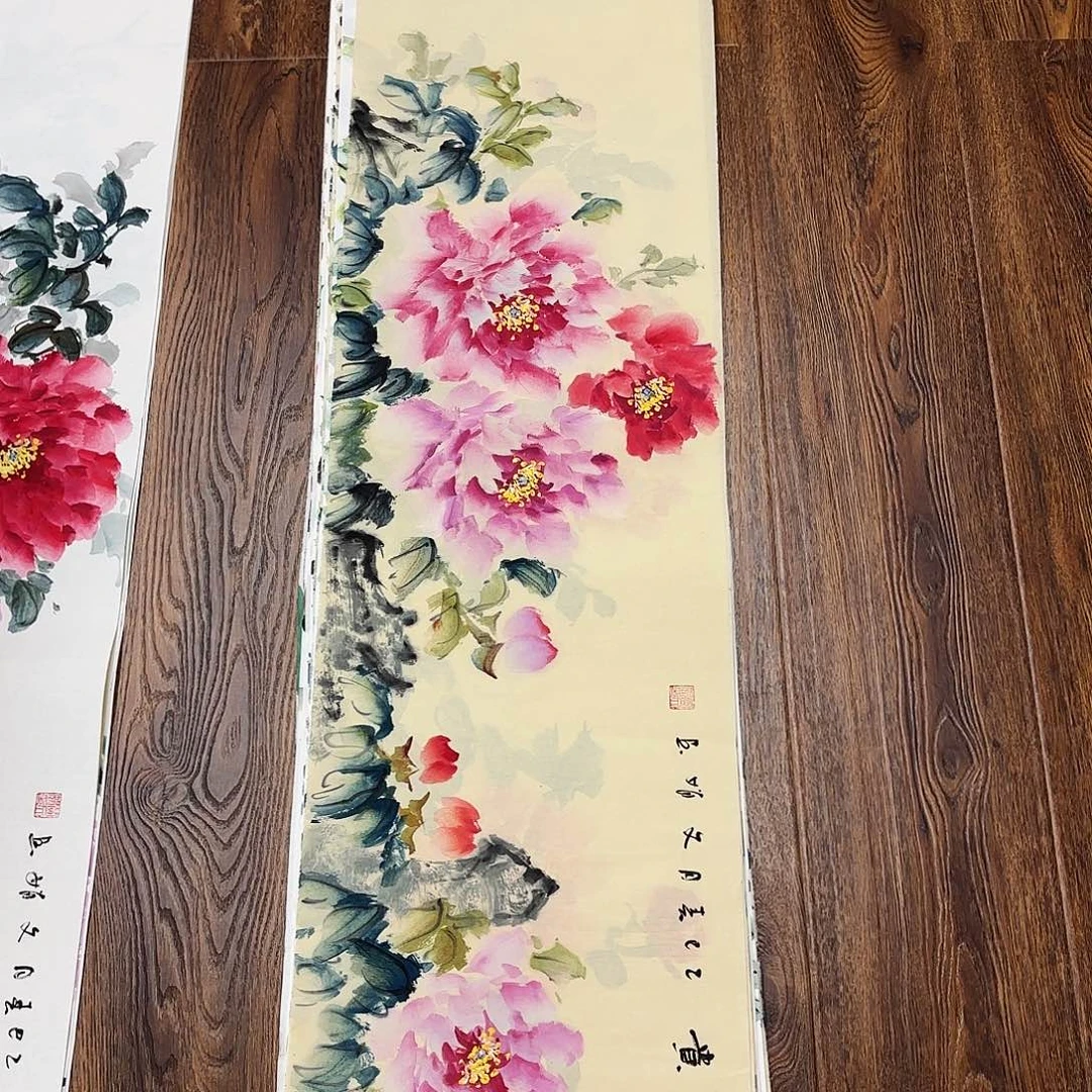 国画国画作品多次