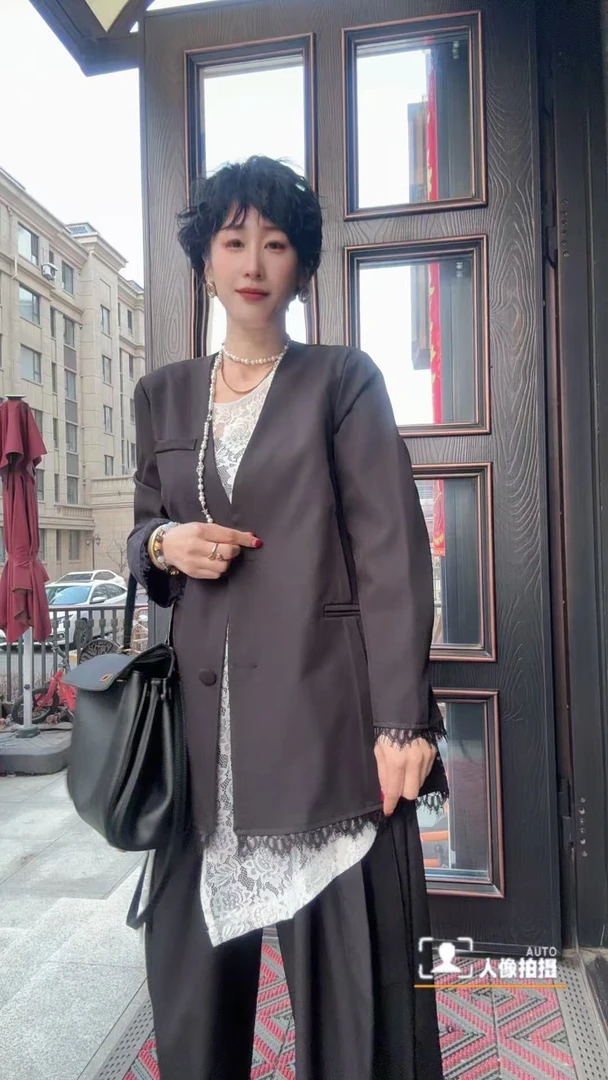 韩系chic外套气质网红时尚百搭
